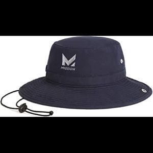 Unisex MISSION Cooling Bucket Hat- UPF 50, 3” Wide Brim, Cools When Wet